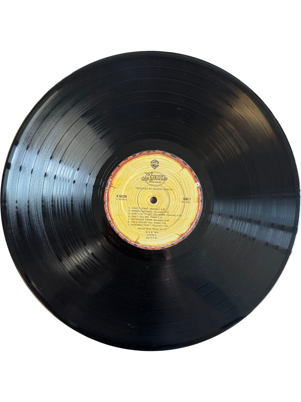 America Hideaway Vinyl Record - Good - Think Vintage ltd