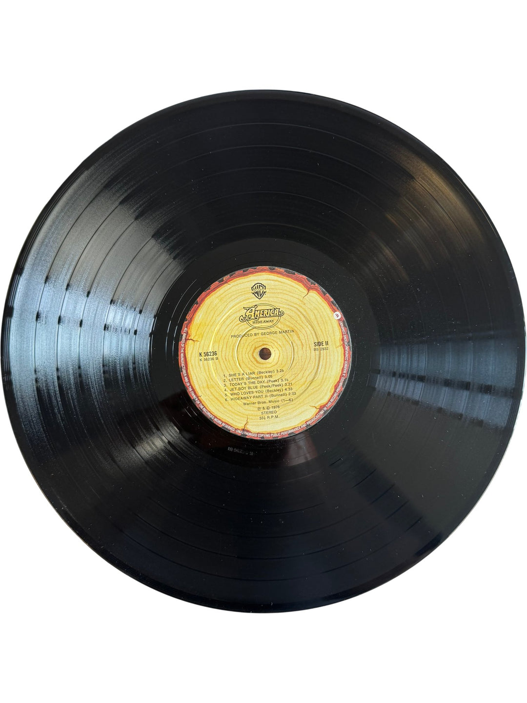 America Hideaway Vinyl Record - Good - Think Vintage ltd