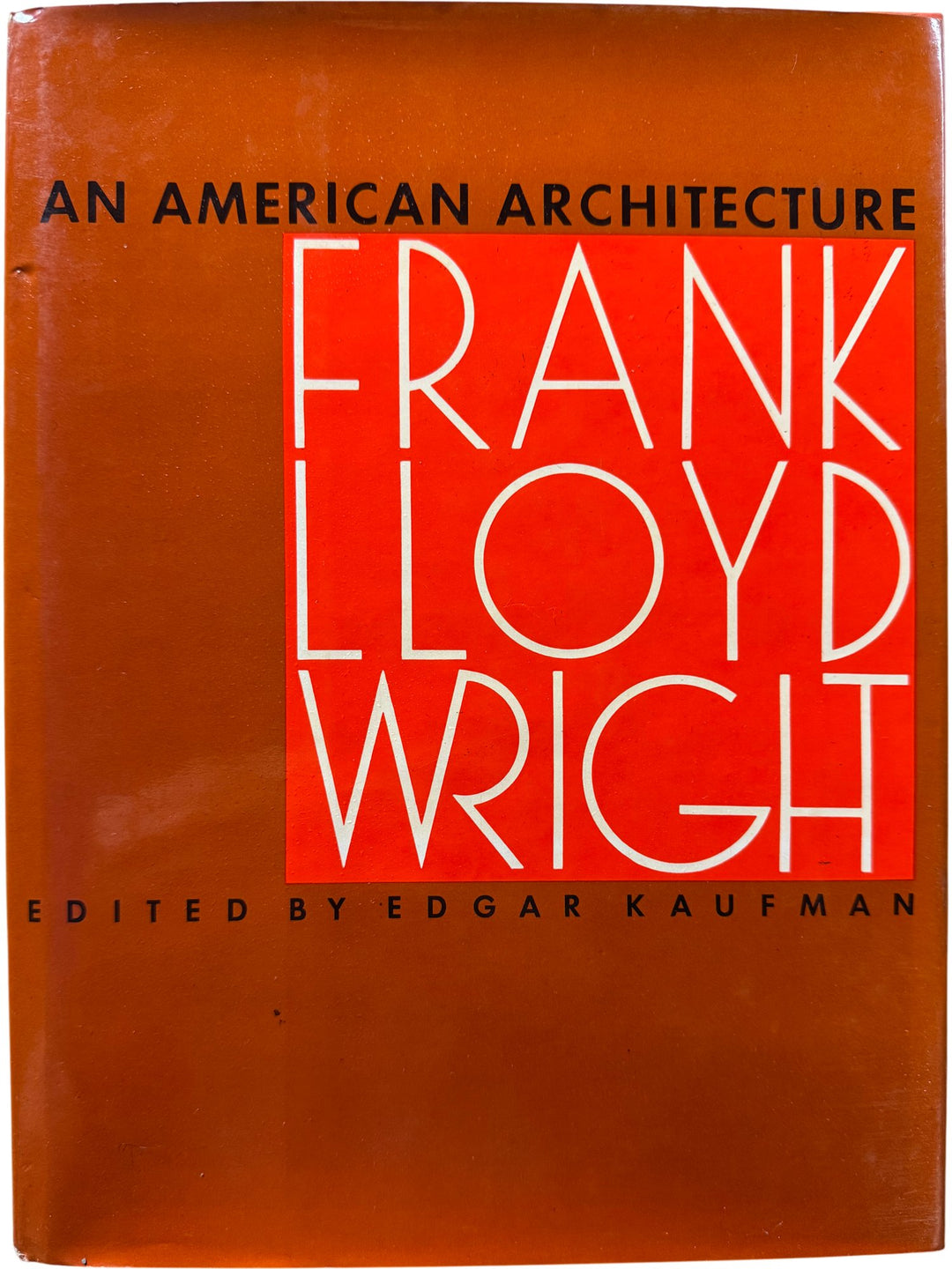 An American Architecture Frank Lloyd Wright Book - Think Vintage ltd
