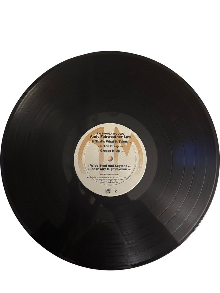 Andy Fairweather Low La Booga Rooga Vinyl Record - Good - Think Vintage ltd