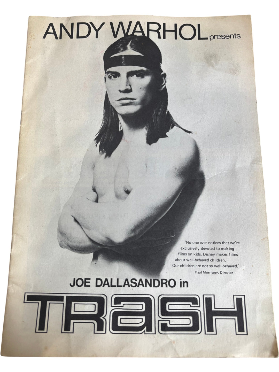 Andy Warhol Presents Trash Poster - Think Vintage