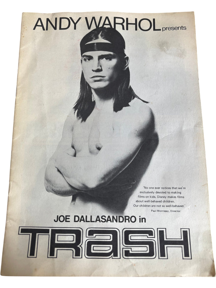 Andy Warhol Presents Trash Poster - Think Vintage