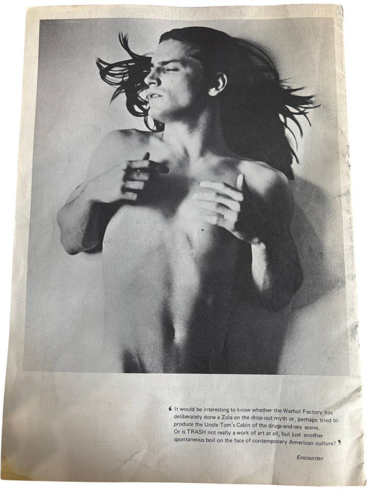 Andy Warhol Presents Trash Poster - Think Vintage