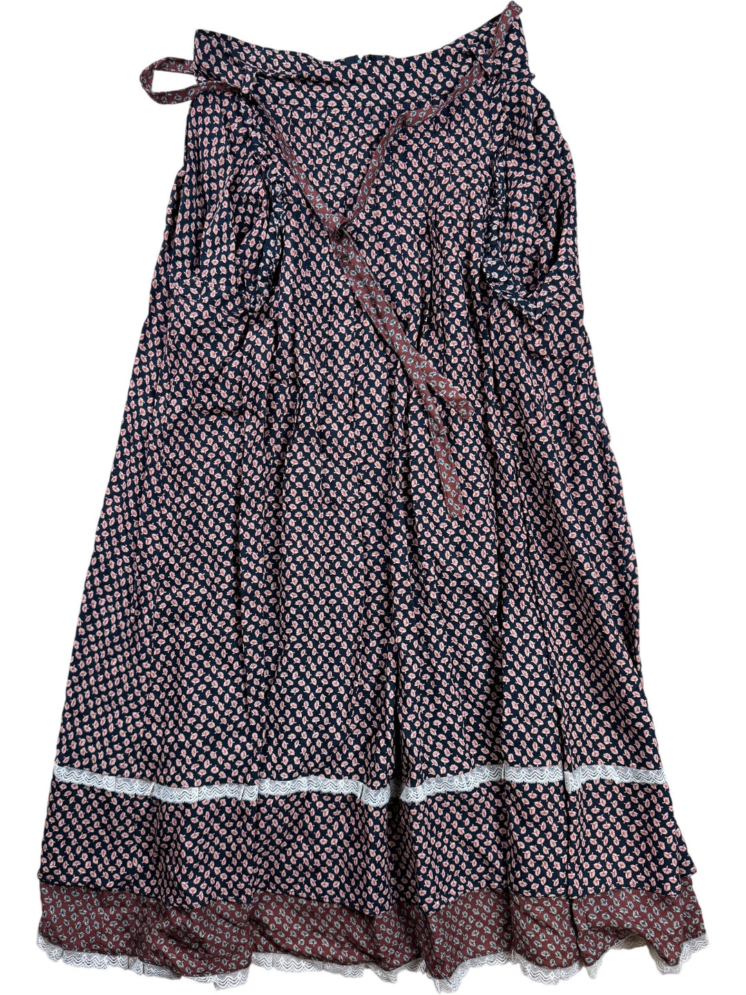 Ann Reeves Floral Maxi Dress - W25 - Think Vintage ltd