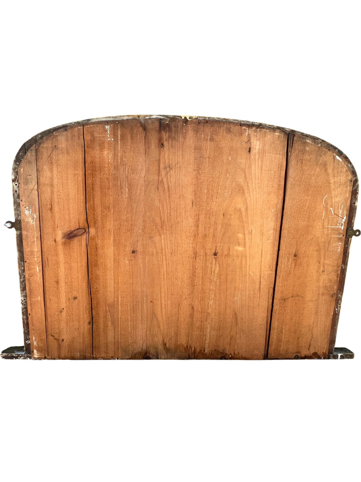 Antique Brass Framed Wall Mirror - Think Vintage