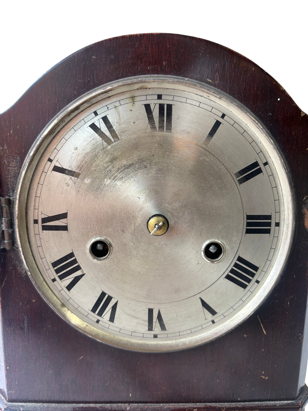 Antique H.A.C. Mantel Clock With Roman Numerals - Think Vintage ltd
