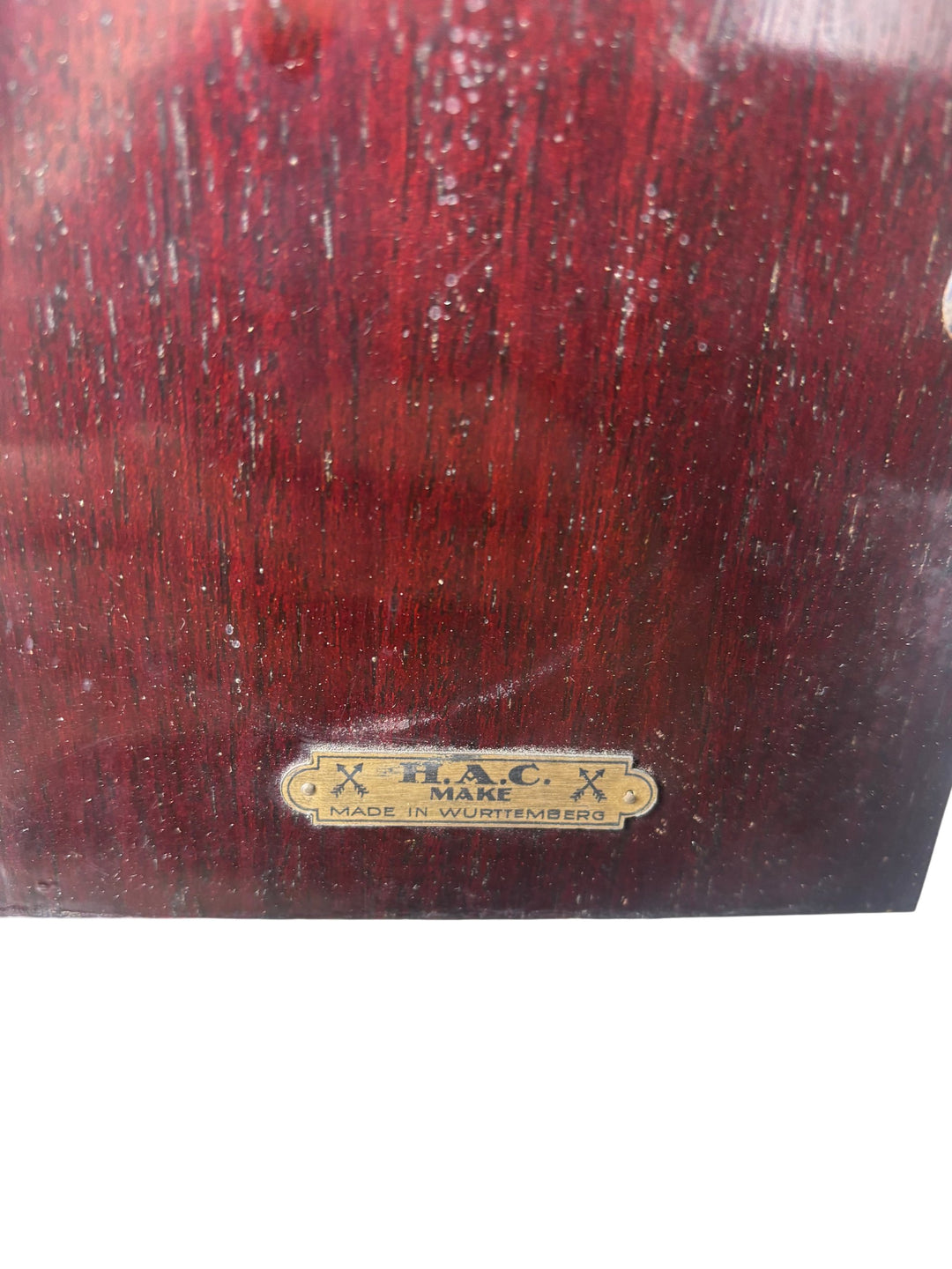 Antique H.A.C. Mantel Clock With Roman Numerals - Think Vintage ltd