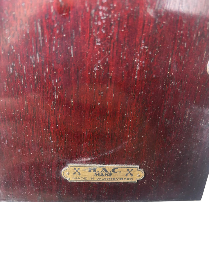 Antique H.A.C. Mantel Clock With Roman Numerals - Think Vintage ltd