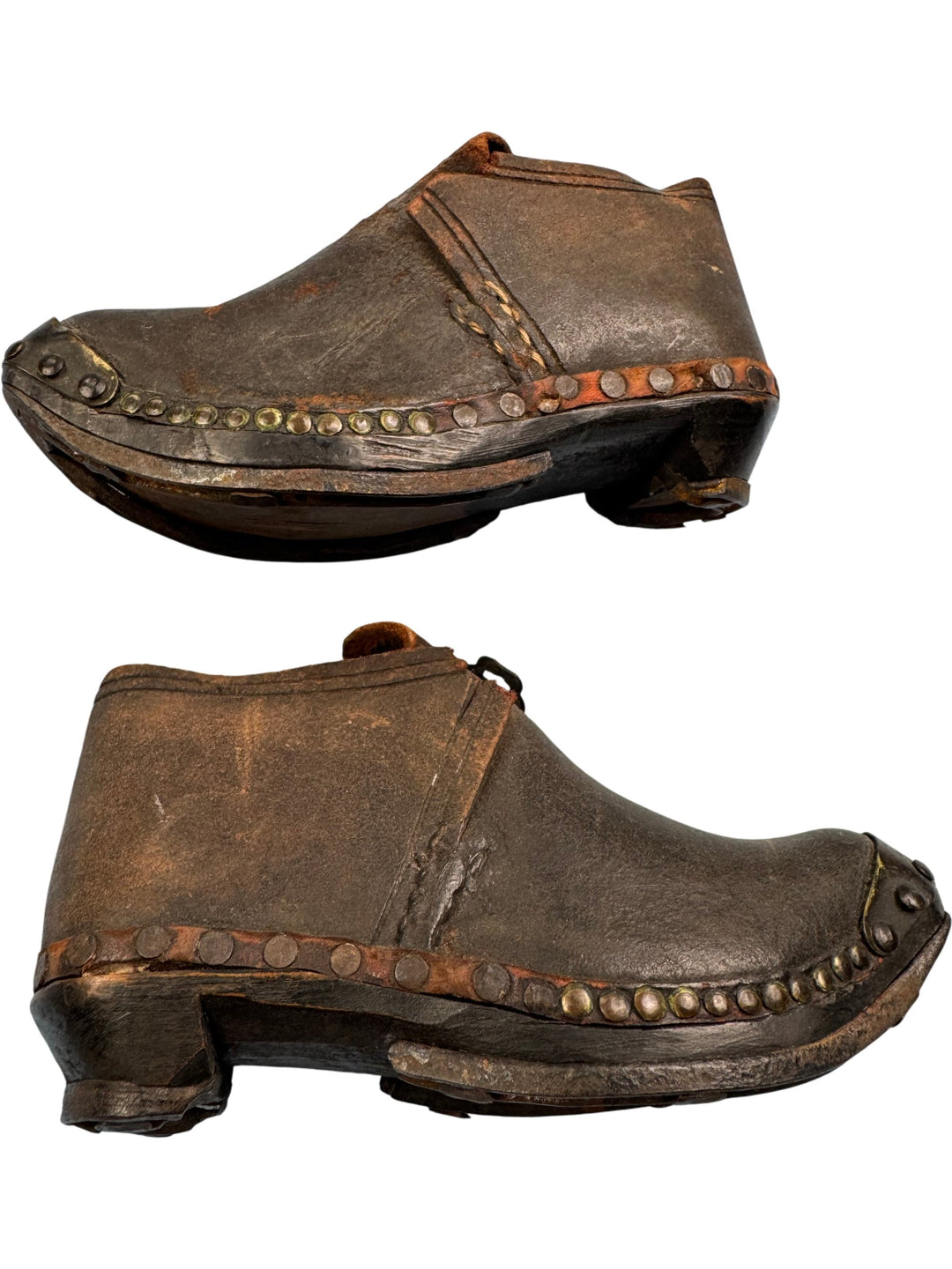 Antique Metal Buckled Shoes - Think Vintage ltd
