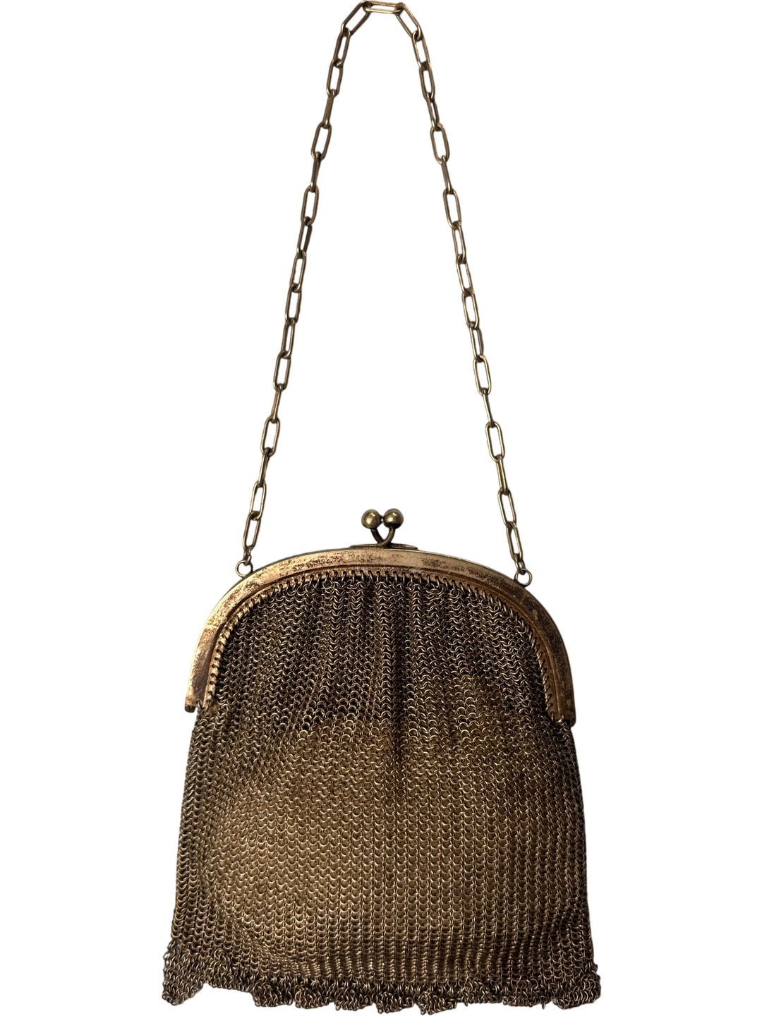 Antique Victorian Gold Mesh Chain Purse - Think Vintage Online Ltd