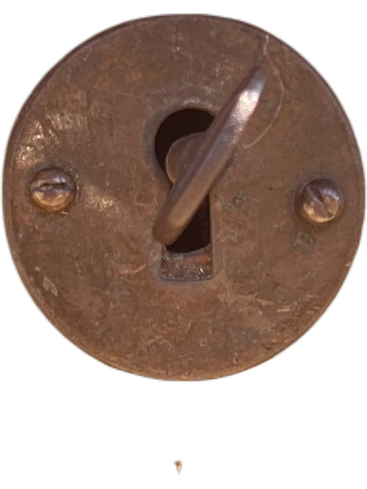 Antique Wooden Tambour Front Cabinet - Think Vintage