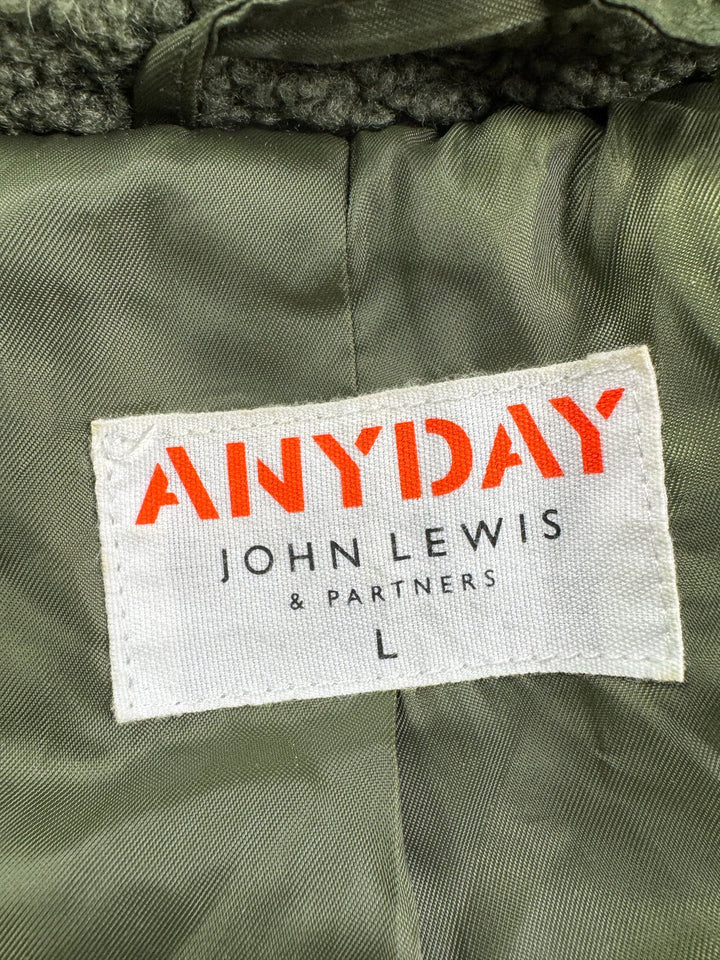 Anyday Double Breasted Coat - L - Think Vintage ltd