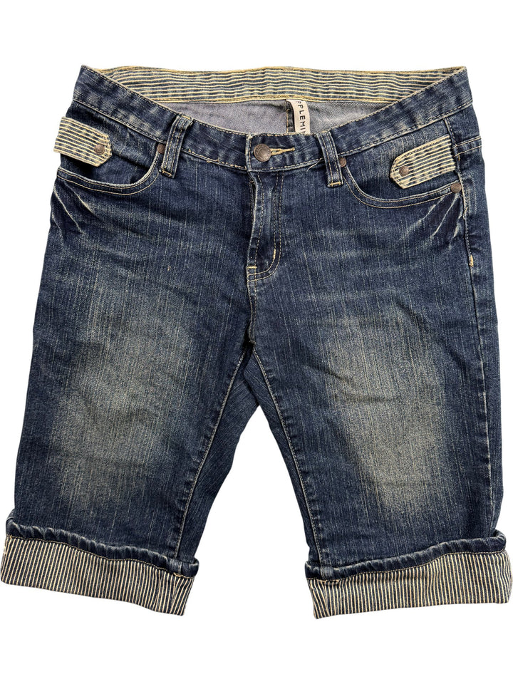 Applemints Denim Shorts - W31 - Think Vintage ltd