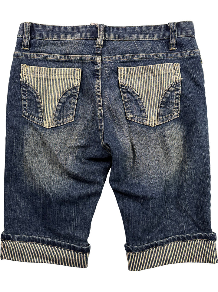Applemints Denim Shorts - W31 - Think Vintage ltd