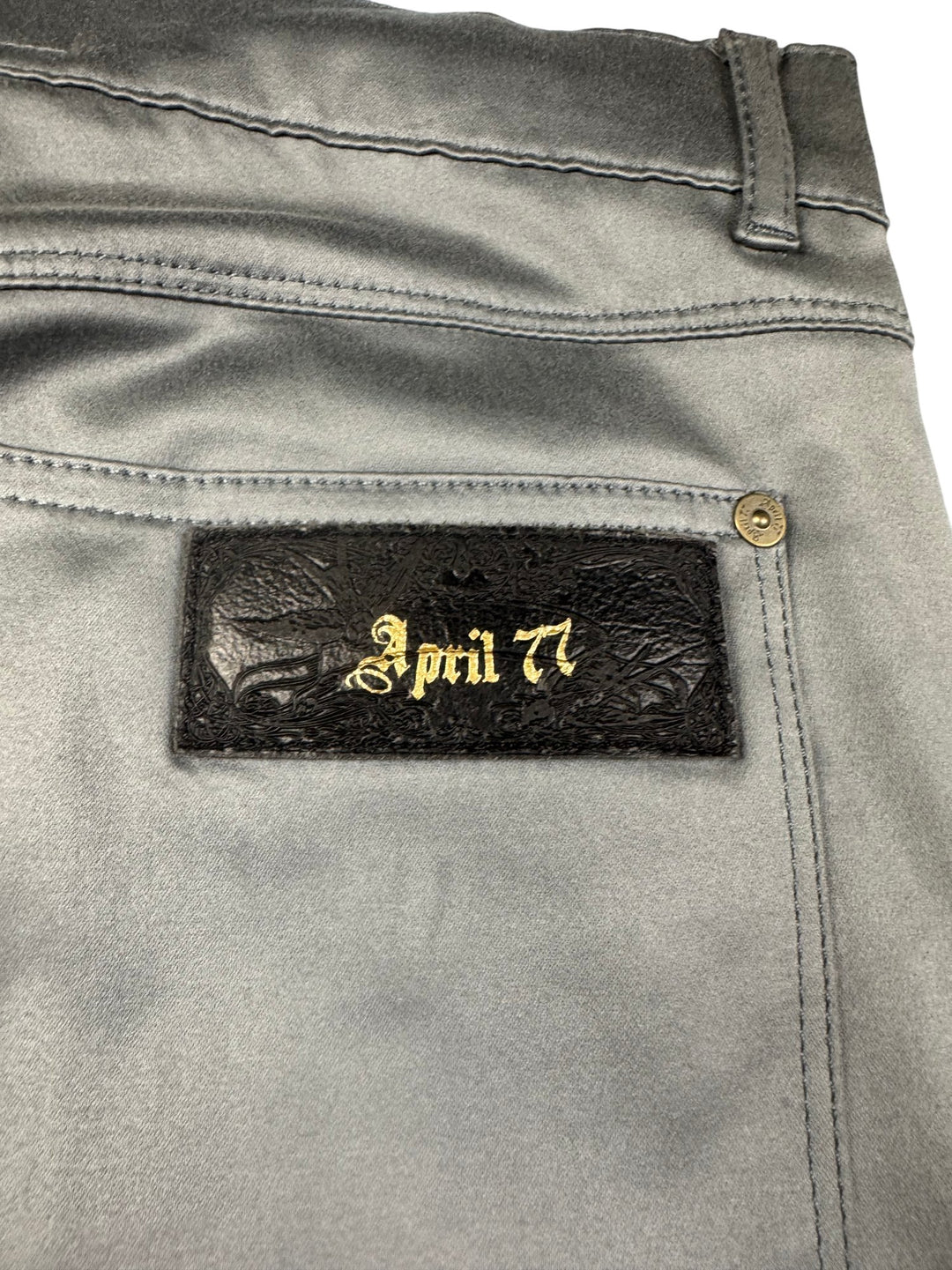 April 77 Joey Stiff Grey Jeans - W32 - Think Vintage ltd