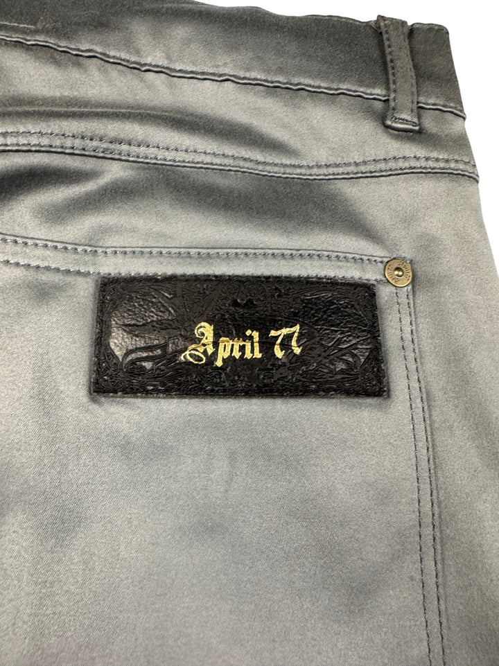 April 77 Joey Stiff Grey Jeans - W32 - Think Vintage ltd