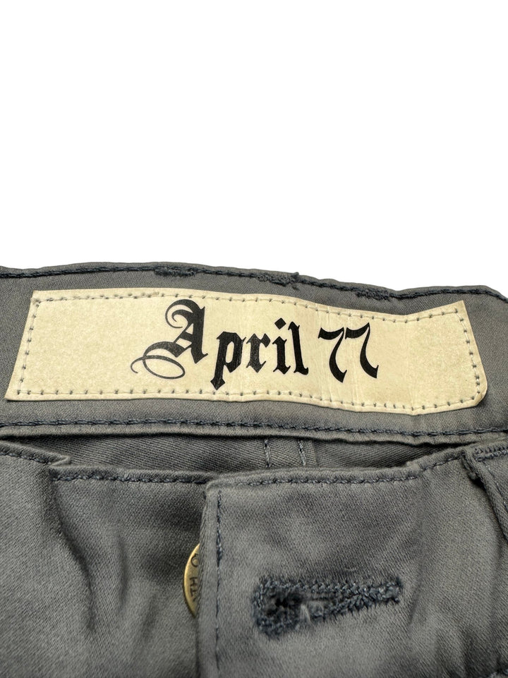 April 77 Joey Stiff Grey Jeans - W32 - Think Vintage ltd