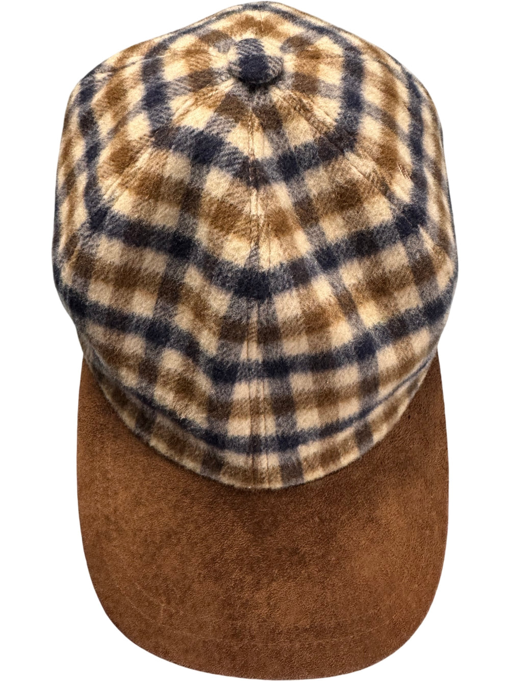 Aquascutum Checkered Baseball Cap - L - Think Vintage
