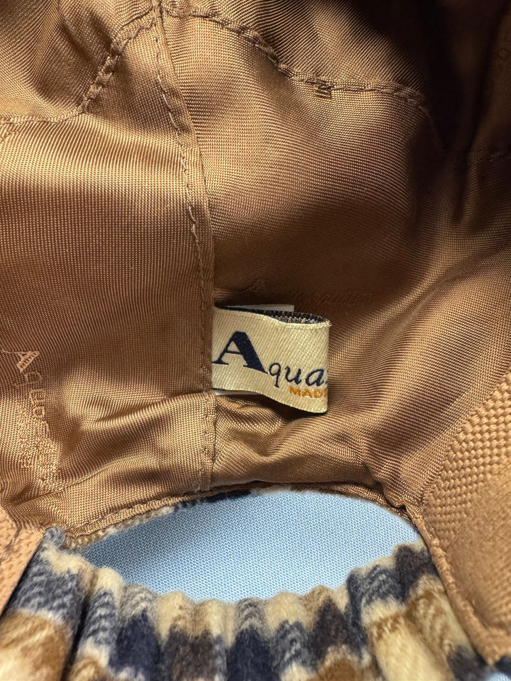 Aquascutum Checkered Baseball Cap - L - Think Vintage