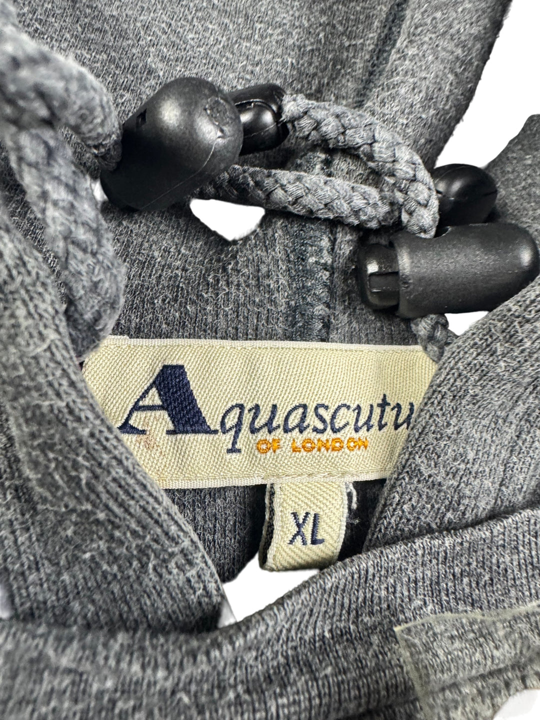 Aquascutum Hooded Sweatshirt - XL - Think Vintage