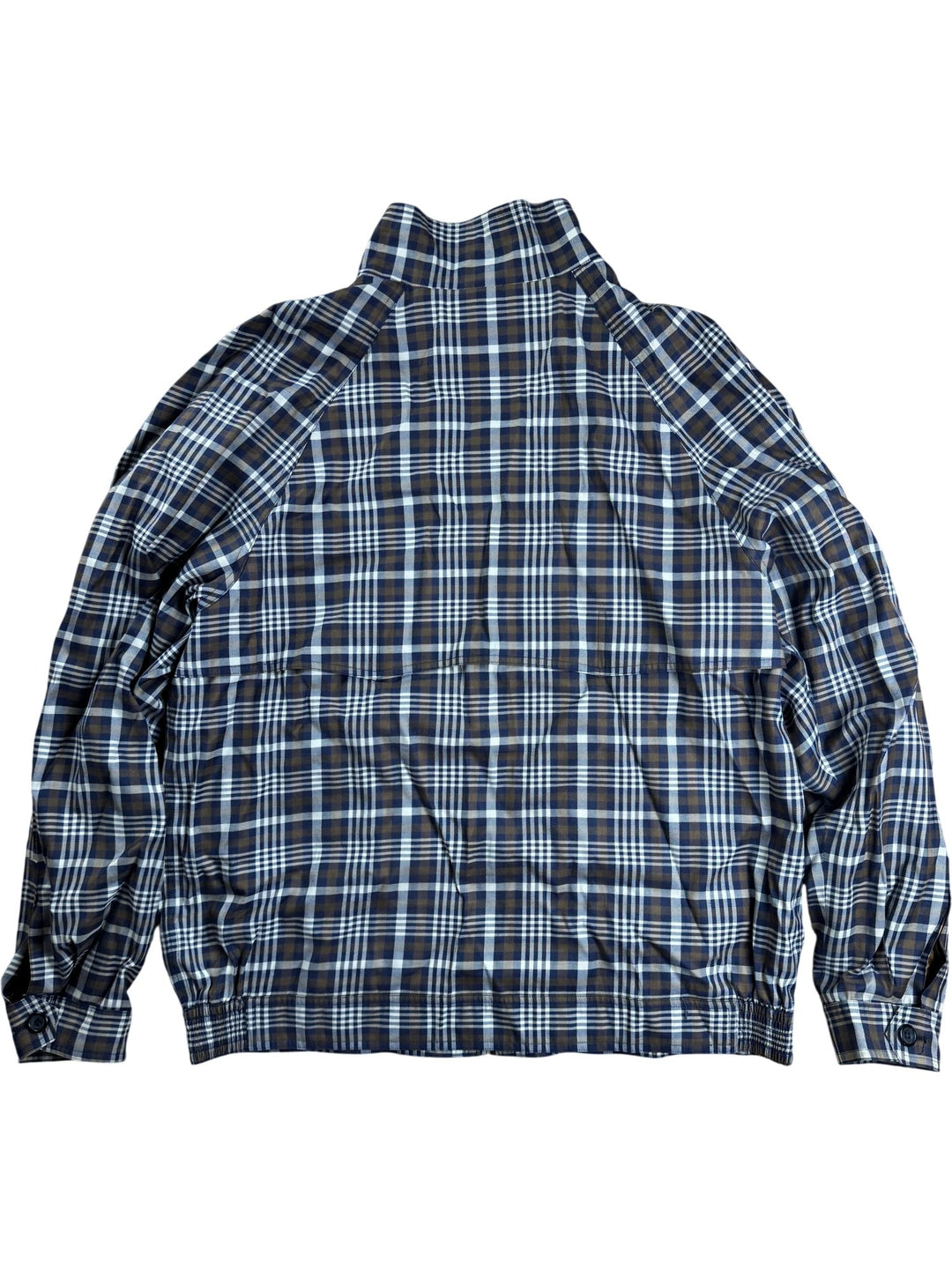Aquascutum Plaid Pattern Windbreaker - XL