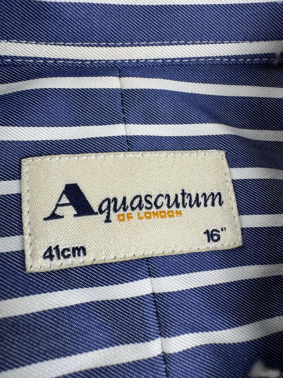 Aquascutum Striped Shirt - L - Think Vintage ltd