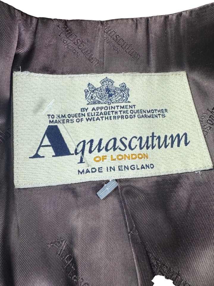 Aquascutum Wool Cashmere Overcoat - XL - Think Vintage ltd