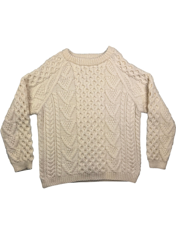 Aran Wool Sweater - M - Think Vintage ltd
