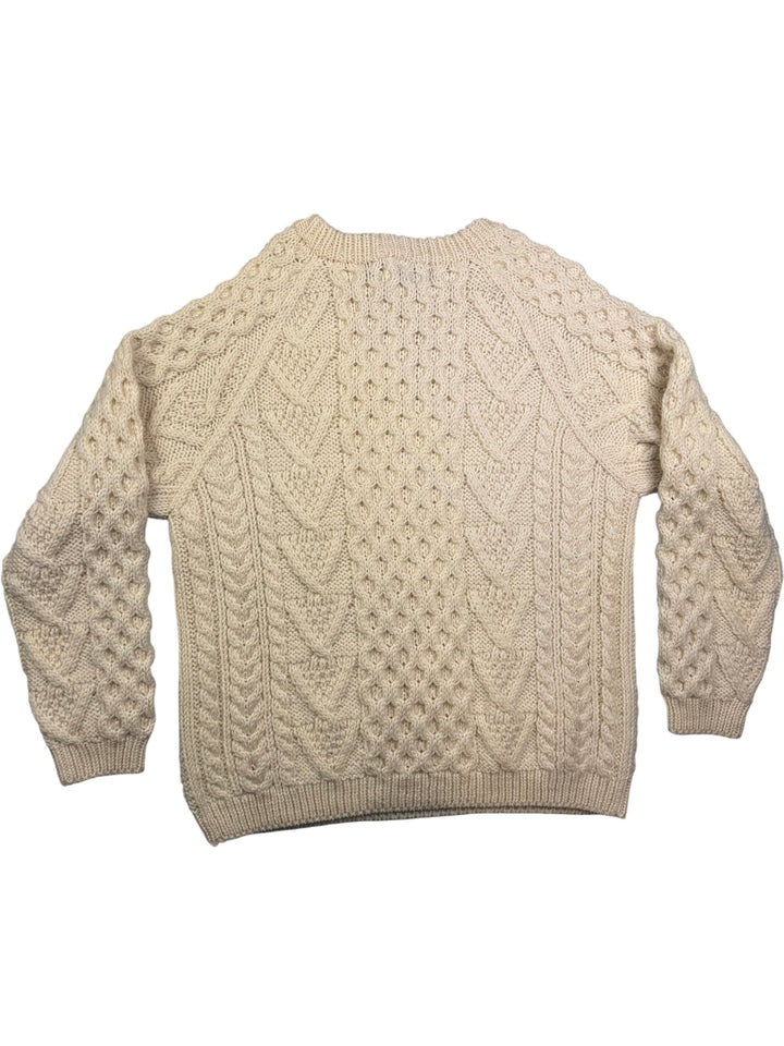 Aran Wool Sweater - M - Think Vintage ltd