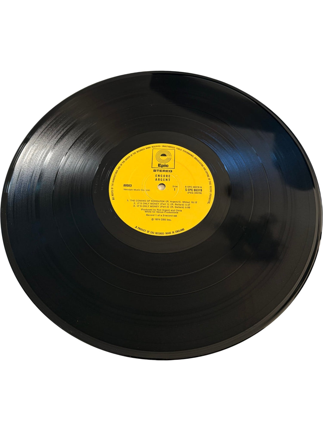 Argent Encore Vinyl Album - Good - Think Vintage ltd