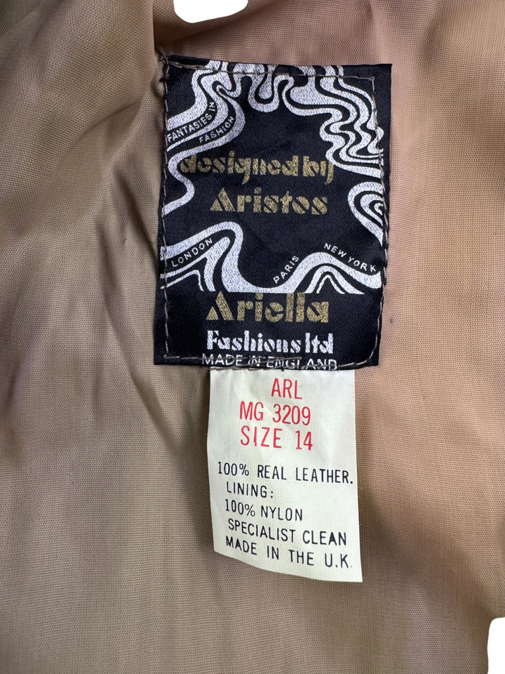 Ariella Leather Jacket - L - Think Vintage