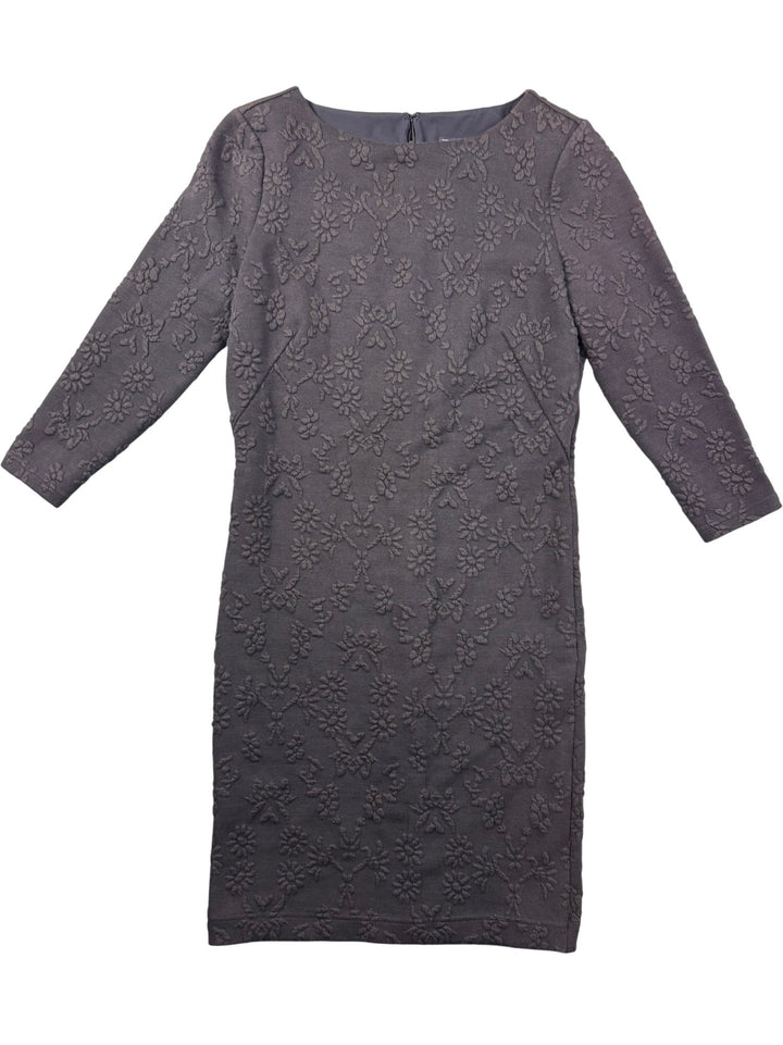 Armani Boat Neck Textured Dress - S - Think Vintage ltd