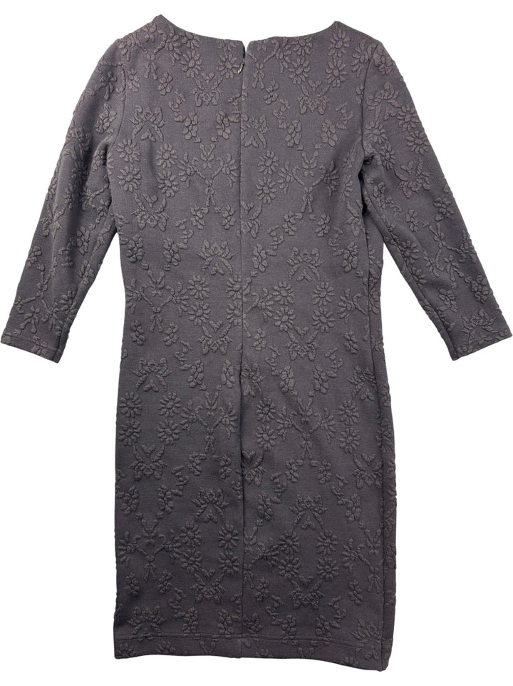 Armani Boat Neck Textured Dress - S - Think Vintage ltd