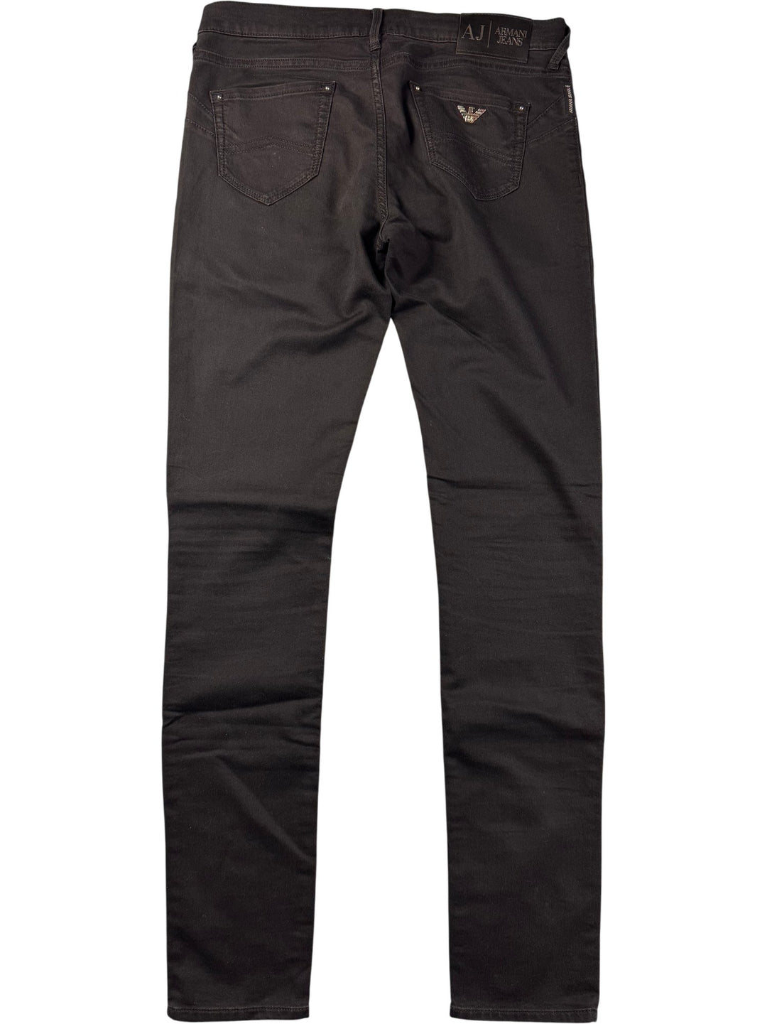 Armani Jeans Black Push Up Denim - W31 - Think Vintage ltd