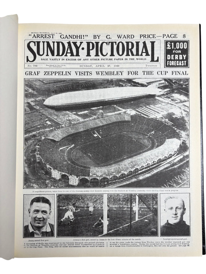 Arsenal Great Moments History Leather Bound Edition Handbooks Annuals - Think Vintage