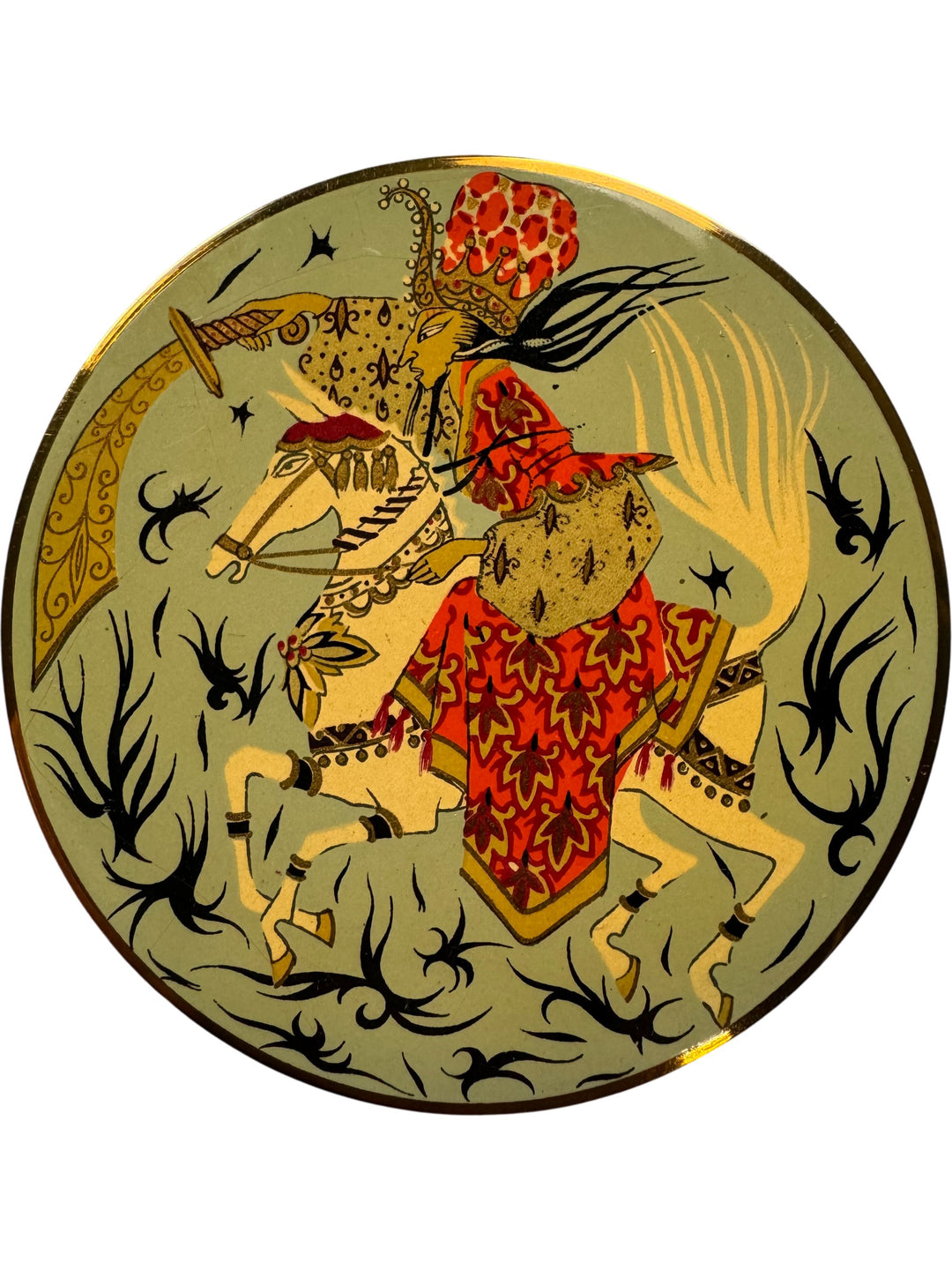 Art Deco Vogue Compact Mirror - Think Vintage