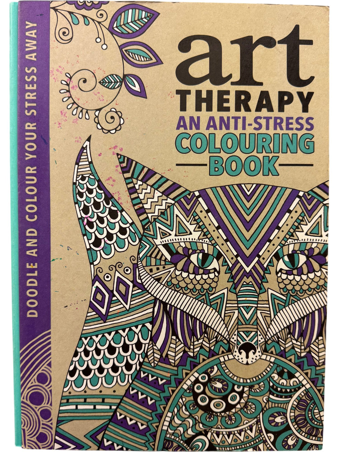 Art Therapy Anti-Stress Colouring Book - Think Vintage ltd
