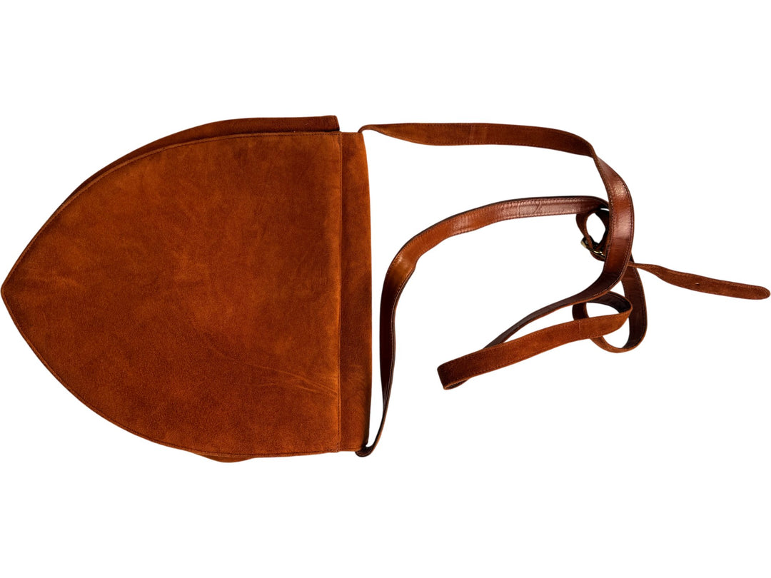 Artigiani Veneziani Italian Suede Shoulder Bag - Think Vintage ltd