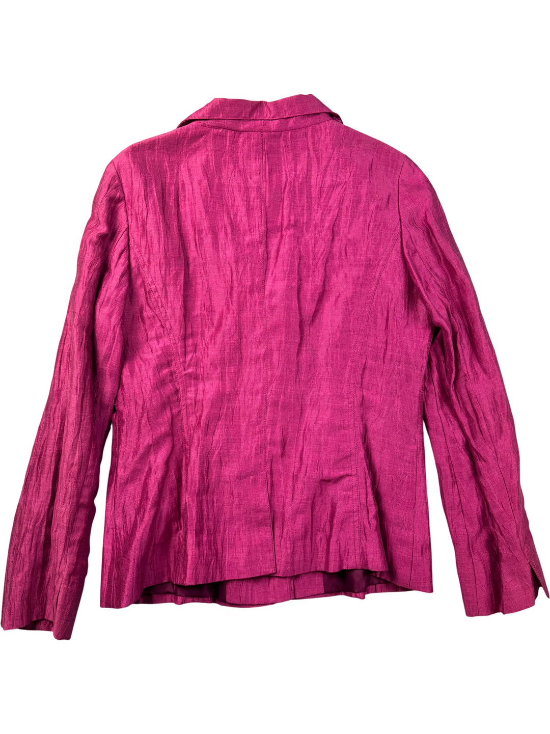 Artigiano Pink Linen Skirt Suit - W31 - Think Vintage ltd