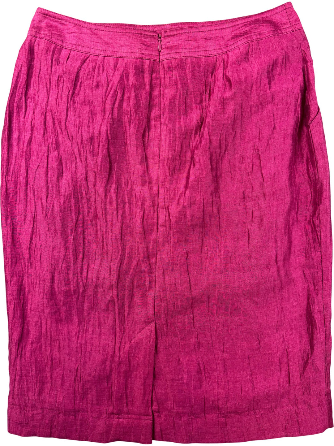 Artigiano Pink Linen Skirt Suit - W31 - Think Vintage ltd