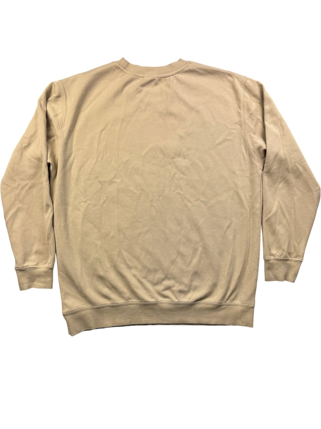 Artistic Printed Beige Sweatshirt - L