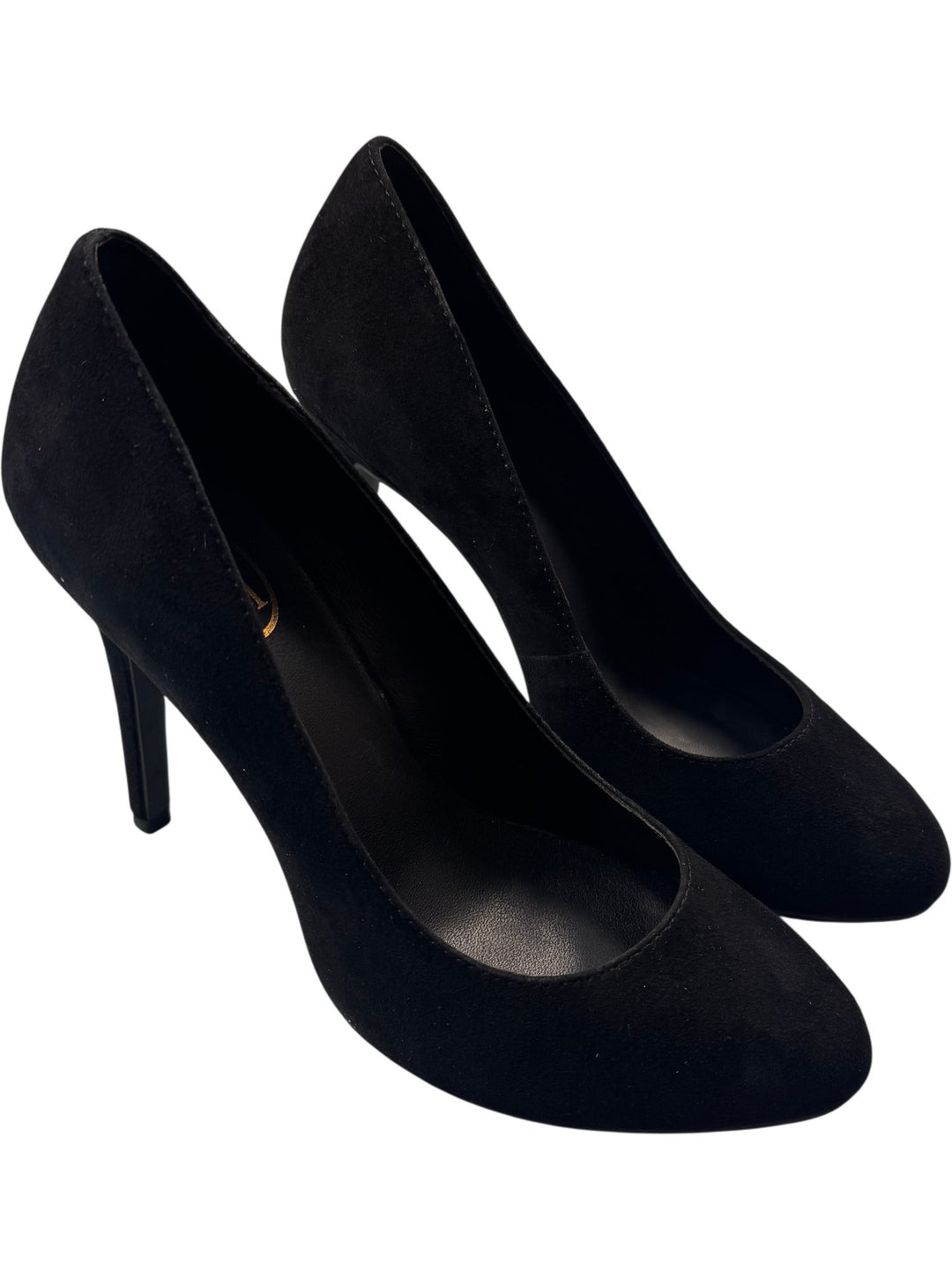 Ash Black Suede Classic Pumps - Size 4 - Think Vintage ltd