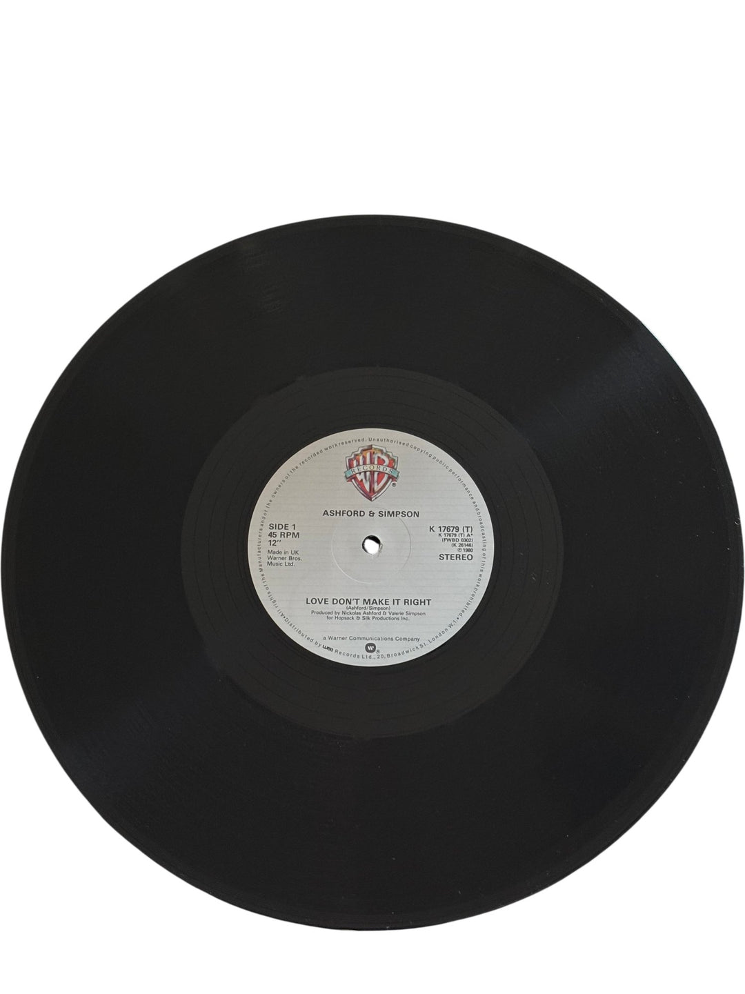 Ashford & Simpson 12 Inch Vinyl Single - Think Vintage ltd