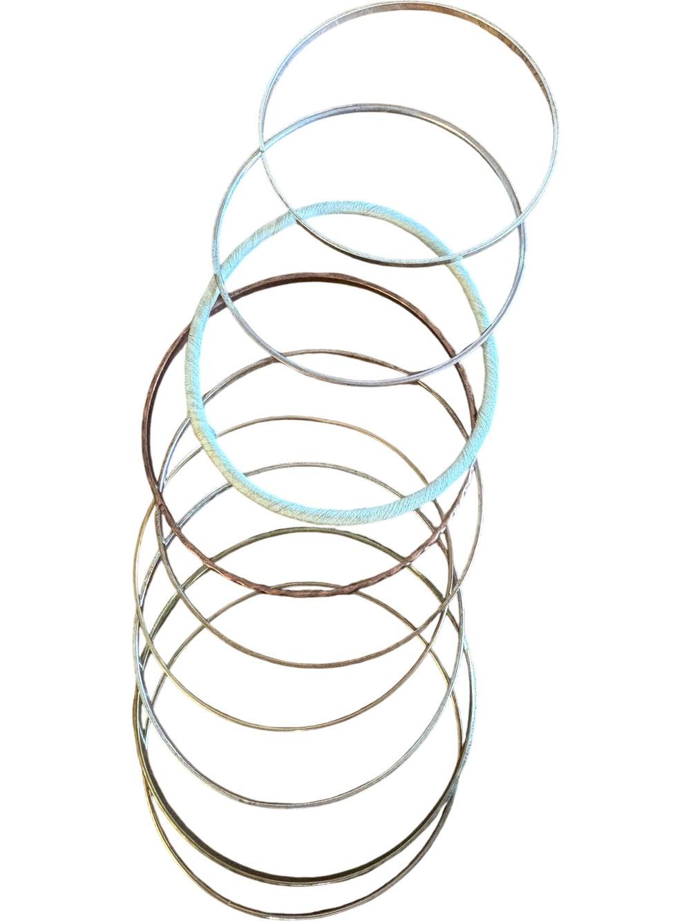 Assorted Metal Bangle Bracelets - Think Vintage ltd