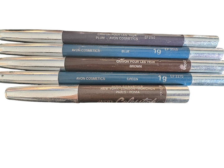 Avon Makeup Collection with Eyeshadows and Eyeliners - Think Vintage ltd