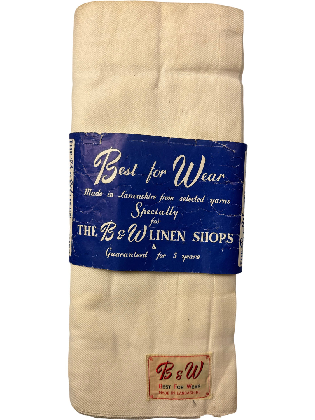 B&W Linen sheet - Think Vintage