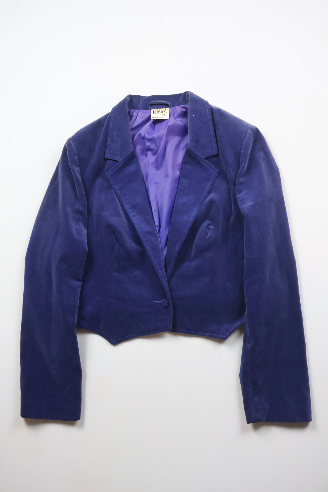 Vintage Velvet Skirt Suit