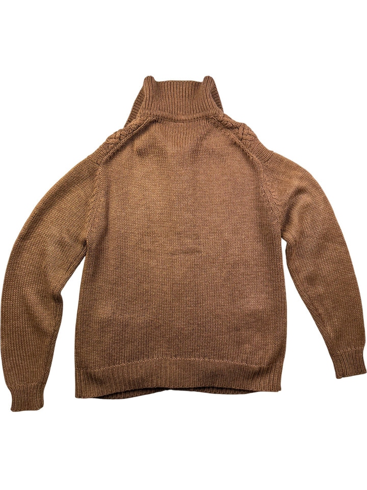 BHS Brown Acrylic Cardigan - Think Vintage Online Ltd