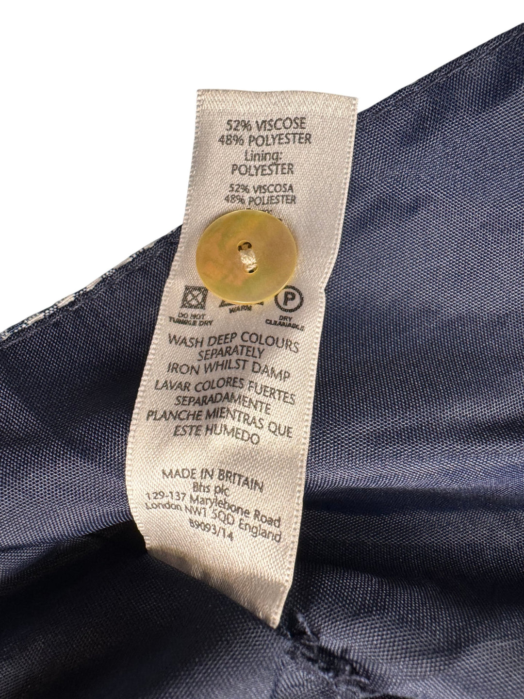 BHS Floral Checkered Crop Top - XL - Think Vintage Online Ltd