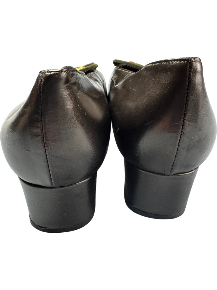 Baldan Italian Leather Flats - 8 - Think Vintage ltd